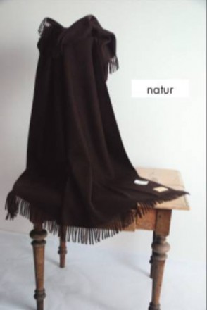 Плед шерстяной 140x190 Steinbeck Tibet-Natur