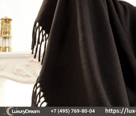 Плед шерстяной 140x190 Steinbeck Tibet-Natur