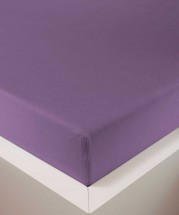 Простыня на резинке 180/200х200/220 Bellana DeLuxe J57 BL цвет 533 pflaume сиреневый 