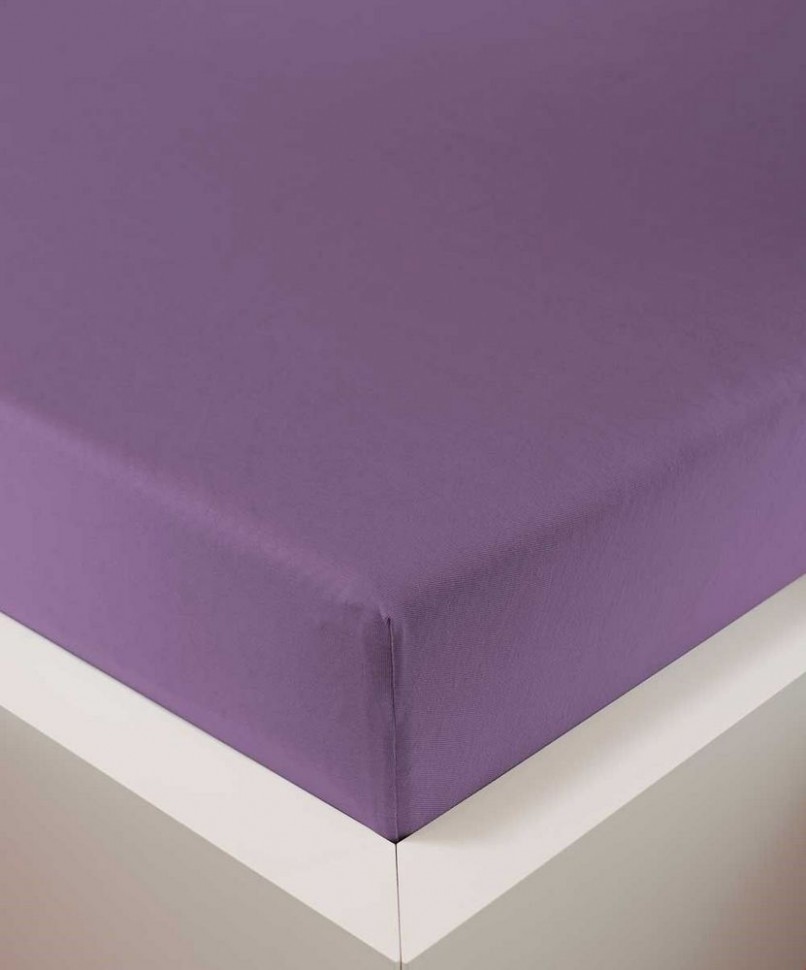 Простыня на резинке 180/200х200/220 Bellana DeLuxe J57 BL цвет 533 pflaume сиреневый Простыня на резинке 180/200х200/220 Bellana DeLuxe J57 BL цвет 533 pflaume сиреневый