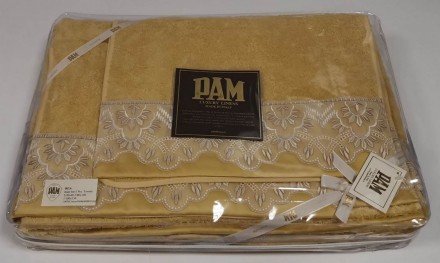 Набор полотенец Pam BEA Yellow Золотистый