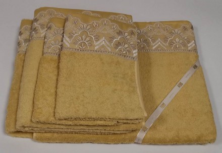 Набор полотенец Pam BEA Yellow Золотистый