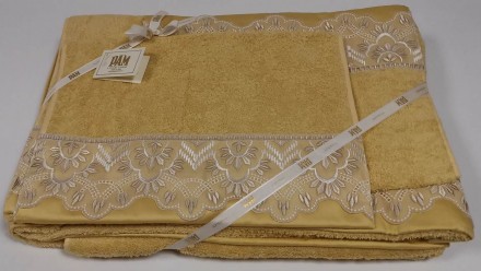 Набор полотенец Pam BEA Yellow Золотистый