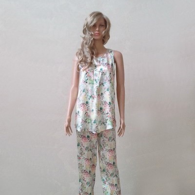 Пижама шелковая  Rue Du Faubourg Liberty белая