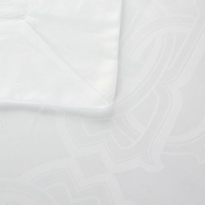 Постельное белье 2 спальное евро Roberto Cavalli LOGO bianco 001