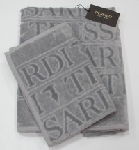 Набор полотенец 2шт Trussardi Overlogo 004 Grey серый