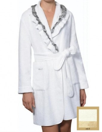 Халат махровый Timas Dulce молочный