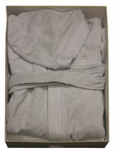 Халат махровый Blumarine Crociera серый