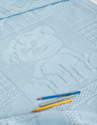 Плед детский 75х100 Luxberry Imperio 16 голубой