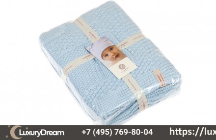 Плед детский 75х100 Luxberry Imperio 16 голубой