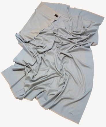 Плед кашемировый 150х200 Glen Saxon Border Paisley Sand Stone Opal