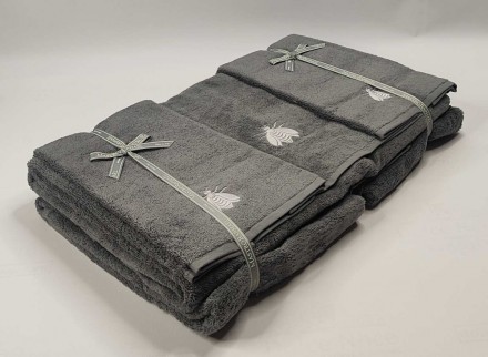 Набор полотенец 5шт Mastro Raphael ESSENTIAL API 9B grey