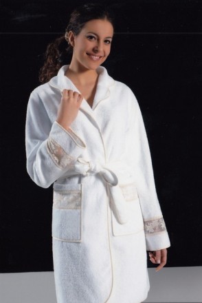 Халат махровый Timas Britney белый