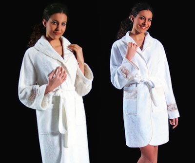 Халат махровый Timas Britney белый