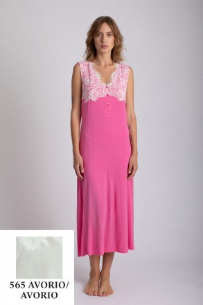 Сорочка Vivis GWEN цвет 565 avorio-avorio молочный