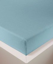 Простыня на резинке 180/200х200/220 Bellana DeLuxe J57 BL цвет 405 azur бирюзовый 