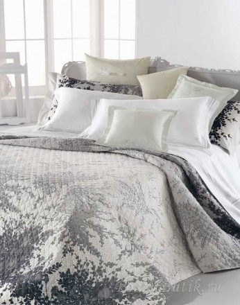 Постельное белье 2 спальное евро Blumarine Gemma серое