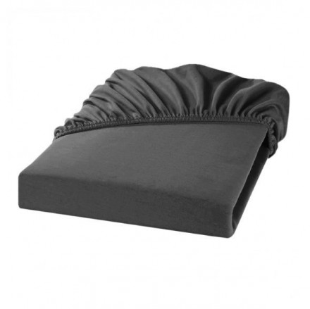 Простыня на резинке 160х200х45 Hamam Payas серая