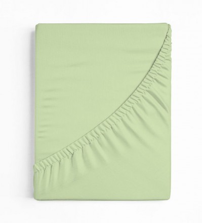 Простыня на резинке 180/200х200/220 Bellana DeLuxe J57 BL цвет 319 lind салатовый 