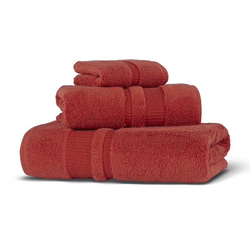 Полотенце 100х150 Hamam Pera кирпичный