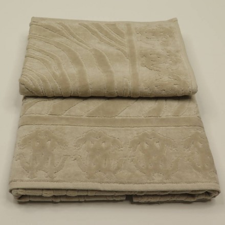 Набор полотенец 2 шт Roberto Cavalli OKAPI 809 Beige 