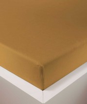 Простыня на резинке 180/200х200/220 Bellana DeLuxe J57 BL цвет 183 curry темно-желтый 