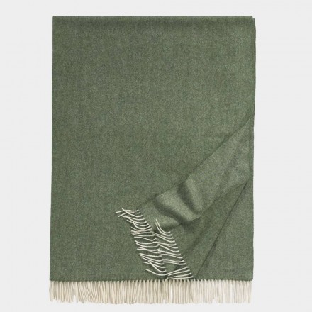 Плед шерстяной 130x200 BOSTON 119 loden