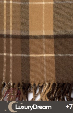 Плед-покрывало 130х170 Luxberry Vandyck коричневый