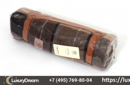 Плед-покрывало 130х170 Luxberry Vandyck коричневый