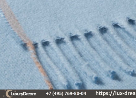 Плед 130х170 Biederlack Fresh Ink Blau