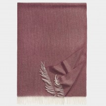 Плед шерстяной 130x200 BOSTON 174 wein