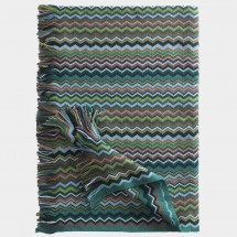 Плед шерстяной 130x190 Eagle Firenze 28 grun