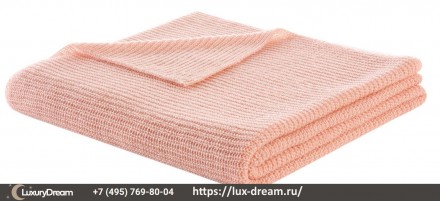 Плед 130х170 Biederlack Pastel Gradient Rose Mesh Knit