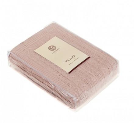 Плед 150х200 Luxberry Lux 45 розовое парфе