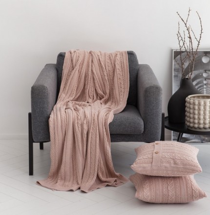 Плед 150х200 Luxberry Lux 45 розовое парфе