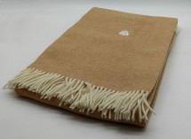 Плед 130х170 Mastro Raphael PHIL UNITO LANA (PLAIN) beige (цвет 4) 