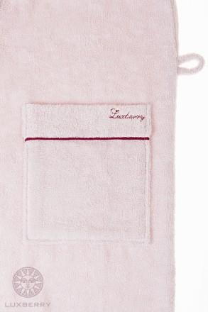 Халат махровый Luxberry Basic розовая пудра