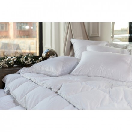 Подушка средняя с бортиком 50х90 German Grass White Familie Down