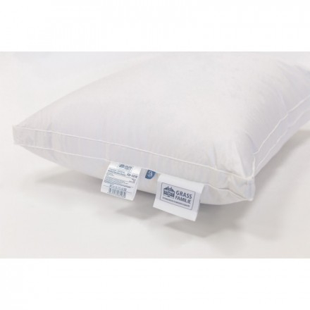 Подушка средняя с бортиком 50х90 German Grass White Familie Down