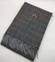 Плед 130х170 Mastro Raphael MYRON EMBR.BEE grigio scuro fantas (цвет 0)