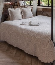 Покрывало 200х220 Luxberry Amelie льняное