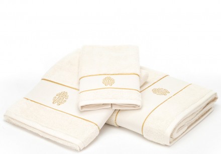 Полотенце 100х150 Roberto Cavalli GOLD NEW 810 ivory