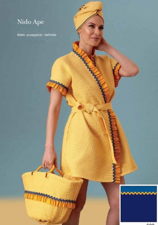 Халат Luna di Giorno Nido Ape 2845 600 bludiesel синий