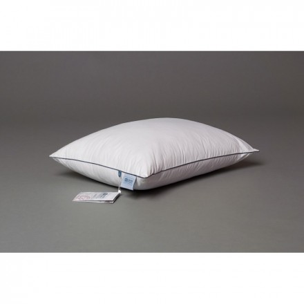 Подушка пуховая трехкамерная 50x68 German Grass Gray Familie Down упругая