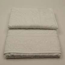 Набор полотенец 2 шт Roberto Cavalli OKAPI 012 Bianco