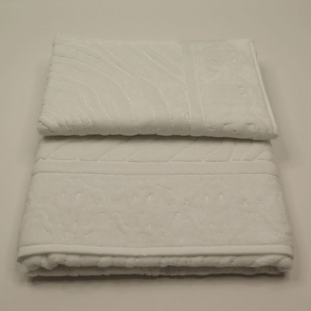Набор полотенец 2 шт Roberto Cavalli OKAPI 012 Bianco