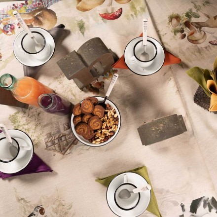 Скатерть 160х230 Tessitura Toscana Telerie BAMBESTA NATURALE 