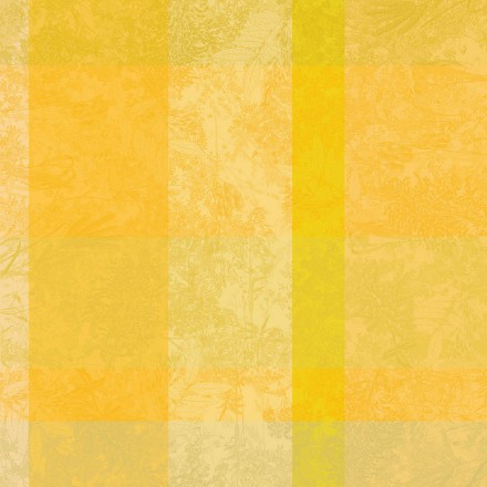 Скатерть круглая Garnier-Thiebaut MILLE ESPRIT JARDIN SOLAIRE диаметр 175