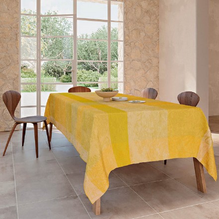 Скатерть круглая Garnier-Thiebaut MILLE ESPRIT JARDIN SOLAIRE диаметр 175