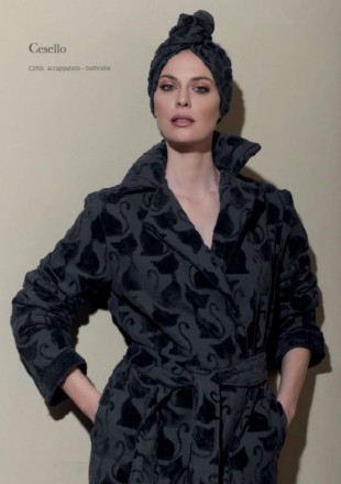 Халат Luna di Giorno Cesello 2755 antracite 364